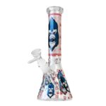 Glow-in-the-Dark-RED-Gorilla-Triple-Thick-Glass-Bong-25cm